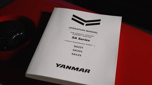 YANMAR SA Series Tractor– Orientation And Operations